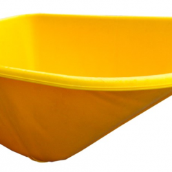 Fort kruiwagenbak 100 ltr. voor SMB 100 geel