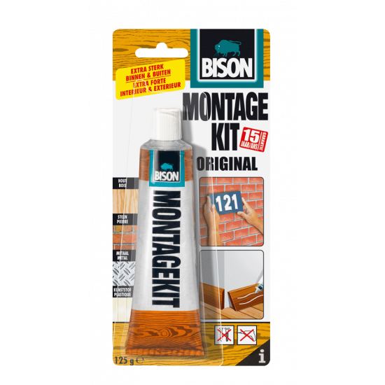 Bison montagekit orgineel 125 gr. blister