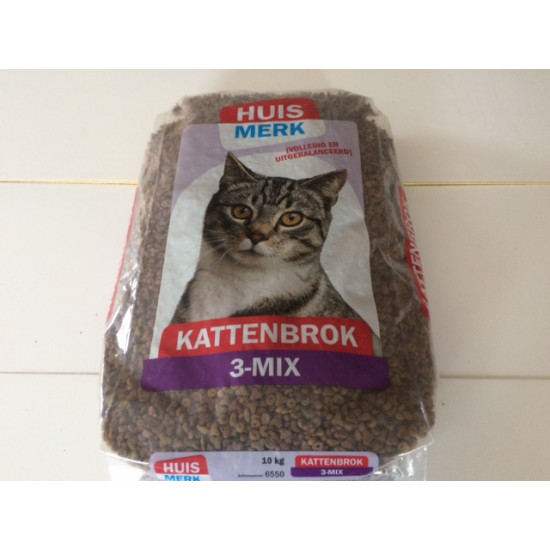 Kattenvoer Krokant 3-mix (10 kg)