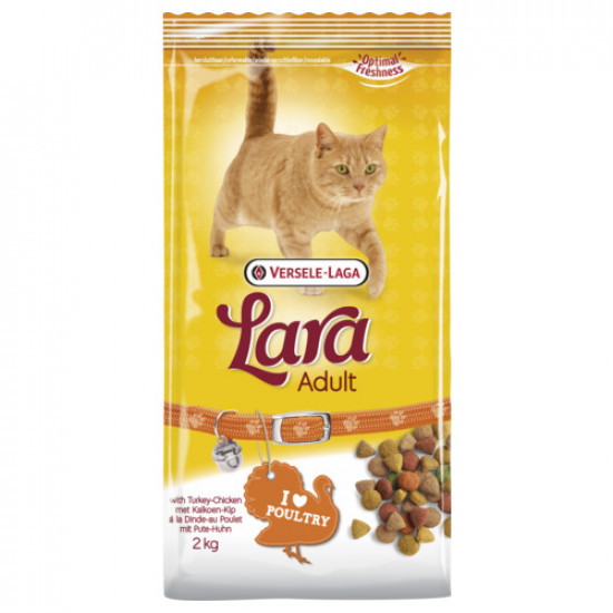 Kattenvoer "Lara" adult Kalkoen/kip (2 kg.)