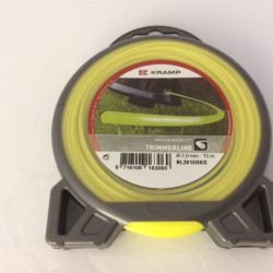 Trimmerlijn 2,0 mm. (15 mtr) geel