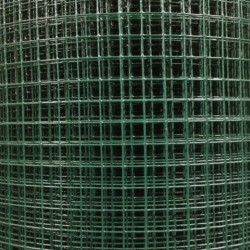 Gaas (Quadra) groen 13,0 x 13,0 x 1000 x 1,1 mm (per meter)