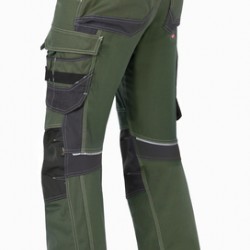 Havep werkbroek 80229 Attitude bosbouw (groen/charcoal grijs)