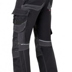 Havep Werkbroek 80229 Attitude (zwart/charcoalgrey) + kniezakken
