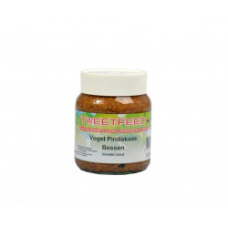 Tweetfeed Pindakaaspot bessen 360 gram.