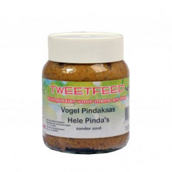 Tweetfeed Pindakaaspot hele pinda's 360 gram.