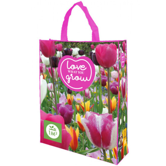 Shopping Bag met 30 Tulpenbollen (mix)