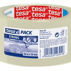 Tesa verpakkingstape (transparant) 50 mm. x 66 mtr.