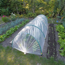 Nature folietunnelset (2 x 5 mtr) 7 bogen / 2 haken 6030202