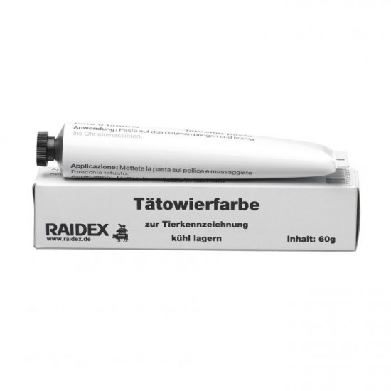 Raidex Tatoeerpasta zwart 60 gr.