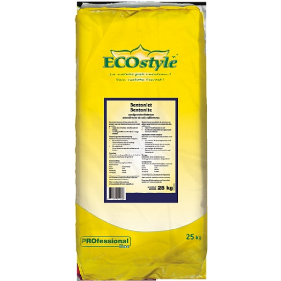 Ecostyle Bentoniet (zandgrondverbeteraar) (25 kg.)