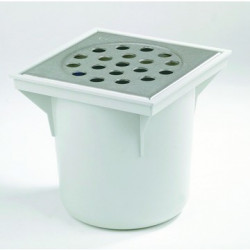 Vloerput met onderuitlaat (20 x 20 cm) Vloerput met onderuitlaat (20 x 20 cm)