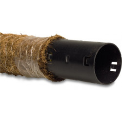 Drainagebuis PVC gep. met cocos 750 gr/m2 80 mm.