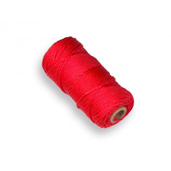 Labora metselkoord nylon rood 1,4 mm. x 50 meter