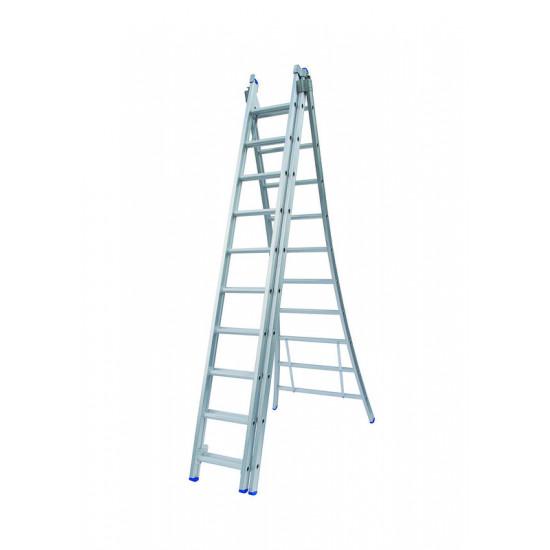 Solide Reformladder 3 x10 sports gecoat uitgebogen bomen