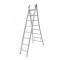 Solide Reformladder 2 x 8 sports ongecoat uitgebogen bomen