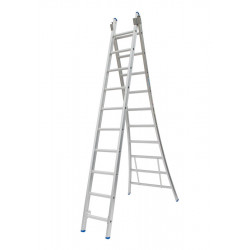 Solide Reformladder 2 x10 sports ongecoat uitgebogen bomen
