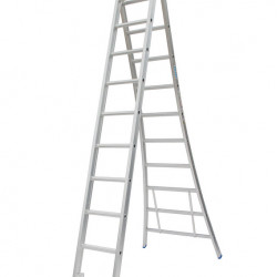 Solide Reformladder 2 x10 sports ongecoat uitgebogen bomen