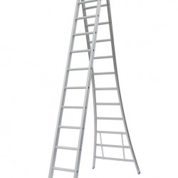 Solide Reformladder 2 x12 sports ongecoat uitgebogen bomen