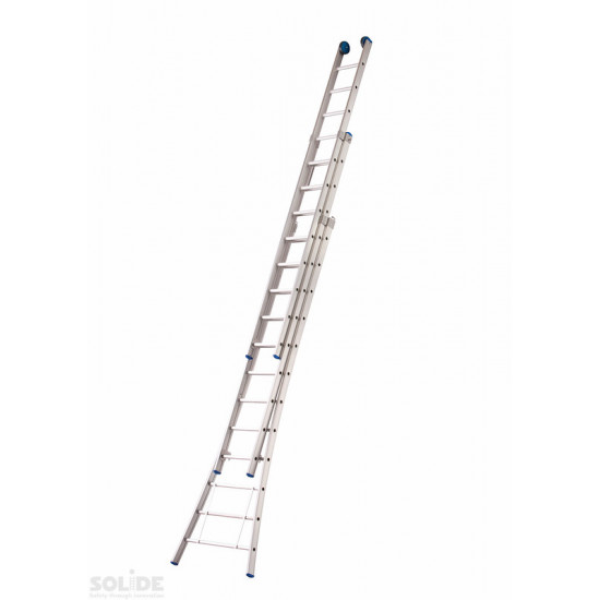 Solide Reformladder 3 x12 sports gecoat uitgebogen bomen + toprol