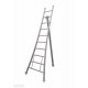 Solide Driepootladder 10 sports aluminium gecoat