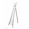 Solide Driepootladder 12 sports aluminium gecoat
