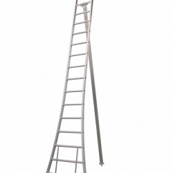 Solide Driepootladder 16 sports aluminium gecoat