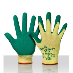 Werkhandschoenen Showa 310 (groen) mt: 8 (M)