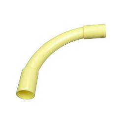 PVC elektra bocht 5/8 geel