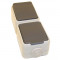 Elso combinatie schakelaar + RA stopcontact verticaal