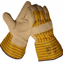 Werkhandschoenen Boxleer palm + duim +wijsvinger 10.194
