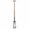 Sneeboer steekspade (RVS) met steps steel (110 cm.) smal model (3034)