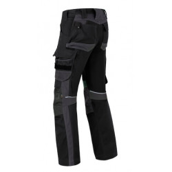 Havep Werkbroek 80229 Attitude zwart/charcoalgrey + kniezakken 60