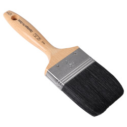 Copenhagen pro platte kwast maat 3 " zwart varkenshaar