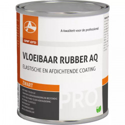 OAF vloeibaar rubber AQ zwart (750 ml.) (dakrubber) OAF vloeibaar rubber AQ zwart (750 ml.) (dakrubber)