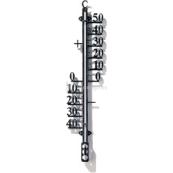 Nature profielthermometer zwart 46,5 x 11 x 3 cm 6080063