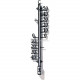 Nature profielthermometer zwart 46,5 x 11 x 3 cm 6080063 Nature profielthermometer zwart 46,5 x 11 x 3 cm 6080063