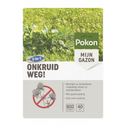 Pokon onkruid weg! voor 40 m2 800 gr.