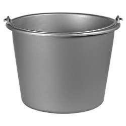 Emmer grijs 12 liter met maatverdeling