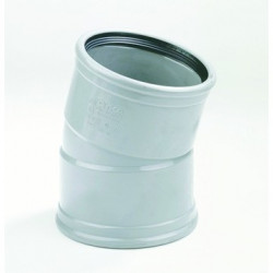 PVC bocht 125 mm mof/mof 15° MV PVC bocht 125 mm mof/mof 15° MV