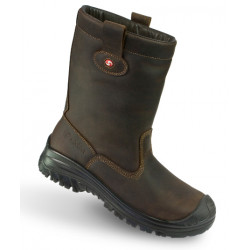 Sixton peak Air plus gev. laars S3 met kruipneus bruin maat 45