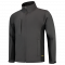 Tricorp softshell jack bicolor donkergrijs/zwart 402002/TJ2000 mt: L