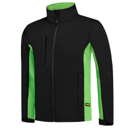 Tricorp softshell jack bicolor zwart/lime 402002/TJ2000 mt: M