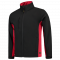 Tricorp softshell jack bicolor zwart/rood 402002/TJ2000 mt: XL