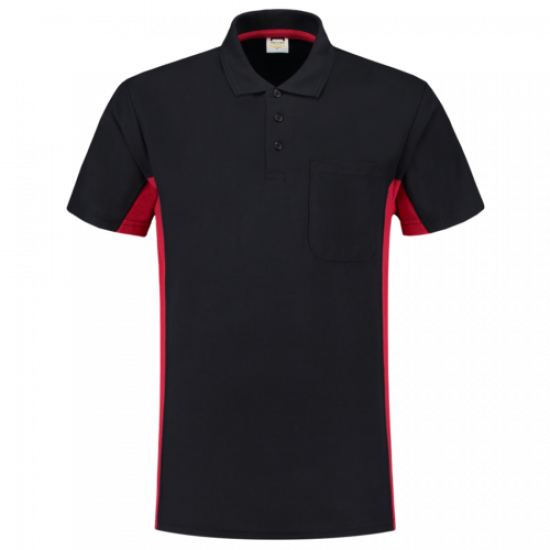 Tricorp polo shirt bicolor borstzak navy/rd 202002/TP2000 mt: S Tricorp polo shirt bicolor borstzak navy/rd 202002/TP2000 mt: S