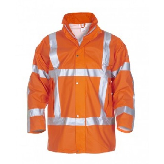 Hydrowear regenjas Ontario fluor/oranje RWS mt: S (Hydrosoft)