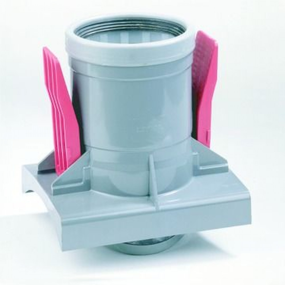 Zetting Dyka knevelinlaat met zetting 250 > 125 mm.