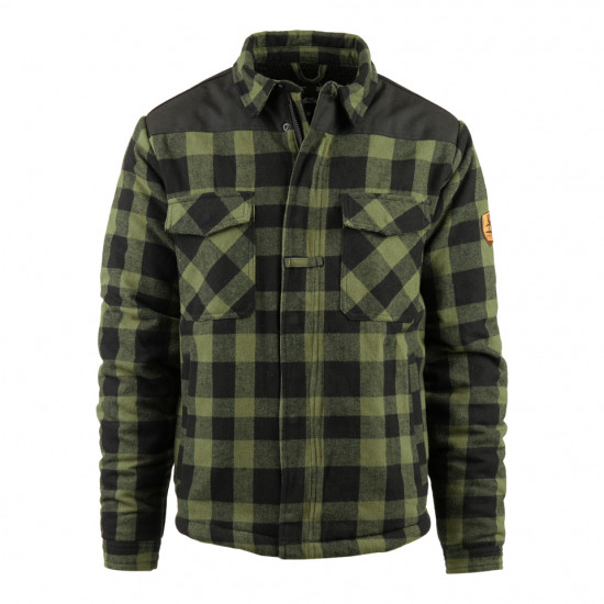 Fostex Houthakkers Sherpa jacket zwart/olijf maat 2XL Fostex Houthakkers Sherpa jacket zwart/olijf maat 2XL