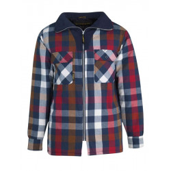 Storvik thermohemd Vancouver met col 1.2 rood blauw bruin wit XXL