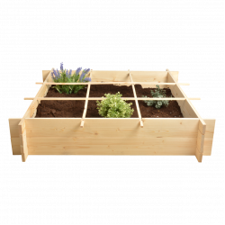 Houten vierkante meter tuin